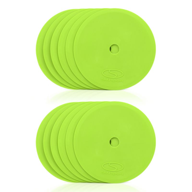 Smj Flat field markers - round 15 cm - 12x sport ZPO-G zöld edzőfelszerelés ZPN-G