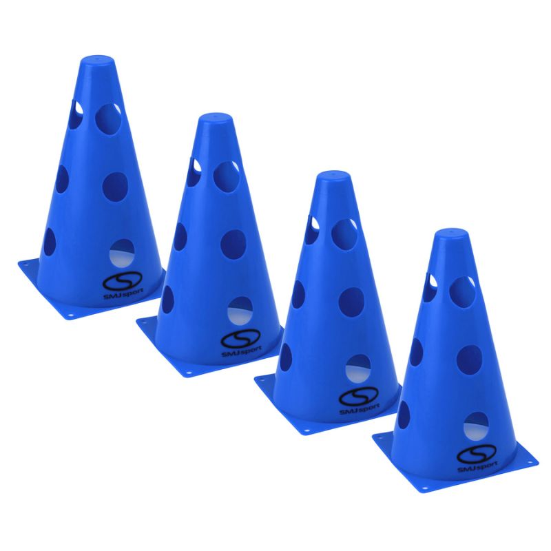 SMJ Set of 4 training cones - 23 cm / kék készlet PT4-12WH-B