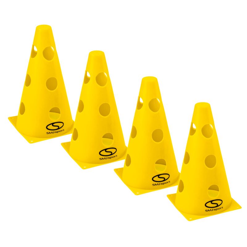 SMJ Set of 4 training cones - 23 cm / sárga készlet PT4-12WH-Y
