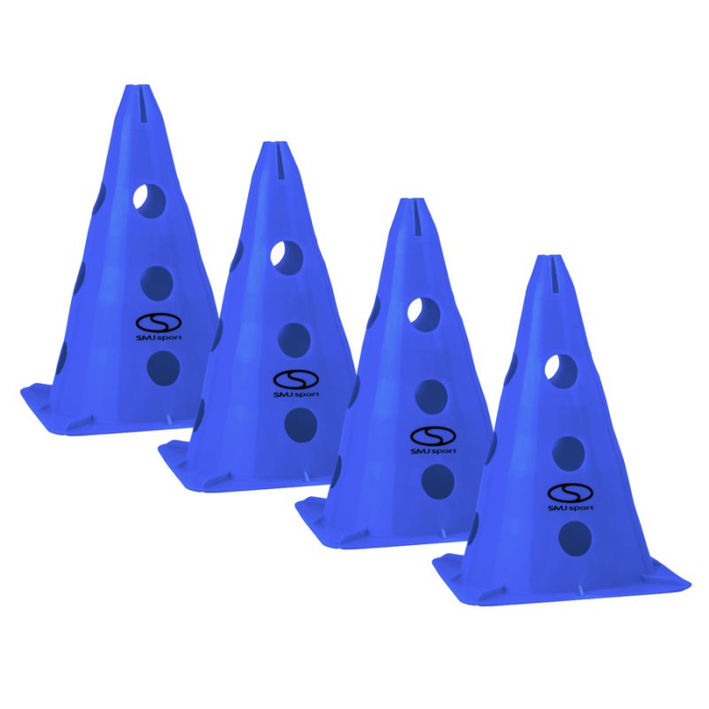 SMJ Set of 4 training cones - 30 cm / kék készlet PT4-13H-B