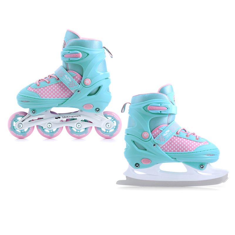 Smj sport 2in1 Jr Lili adjustable roller skates Görkorcsolya/Korcsolya gyerek Szabadidő Lily