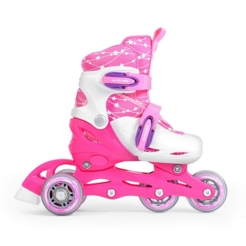 Smj Sport Combo LED Set: 2in1 Roller Skates rózsaszín görkorcsolya HS-TNK-000009549