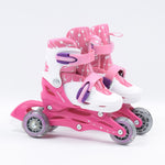 Smj Sport Combo LED Set: 2in1 Roller Skates rózsaszín görkorcsolya HS-TNK-000009549