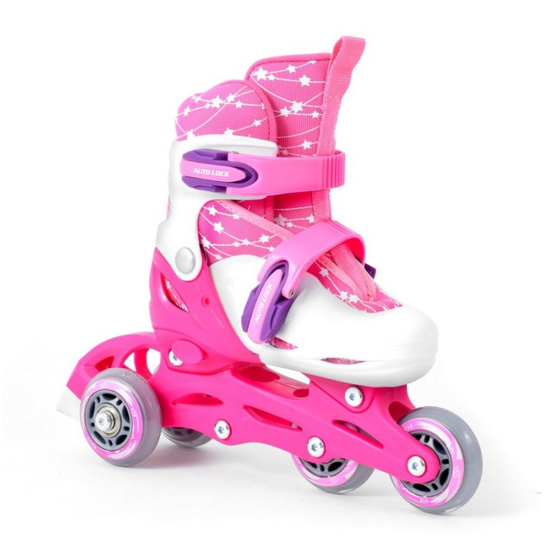 Smj Sport Combo LED Set: 2in1 Roller Skates rózsaszín görkorcsolya HS-TNK-000009549