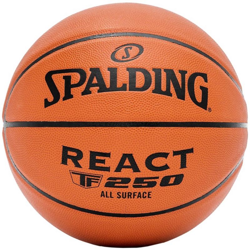 Spalding React TF-250 Basketball Size 5 Brown barna labda 39485652369481