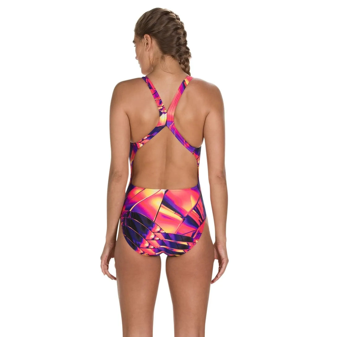 Speedo Fractal Glaze Placement Digital Powerback(UK) Úszódressz - Sportmania.hu