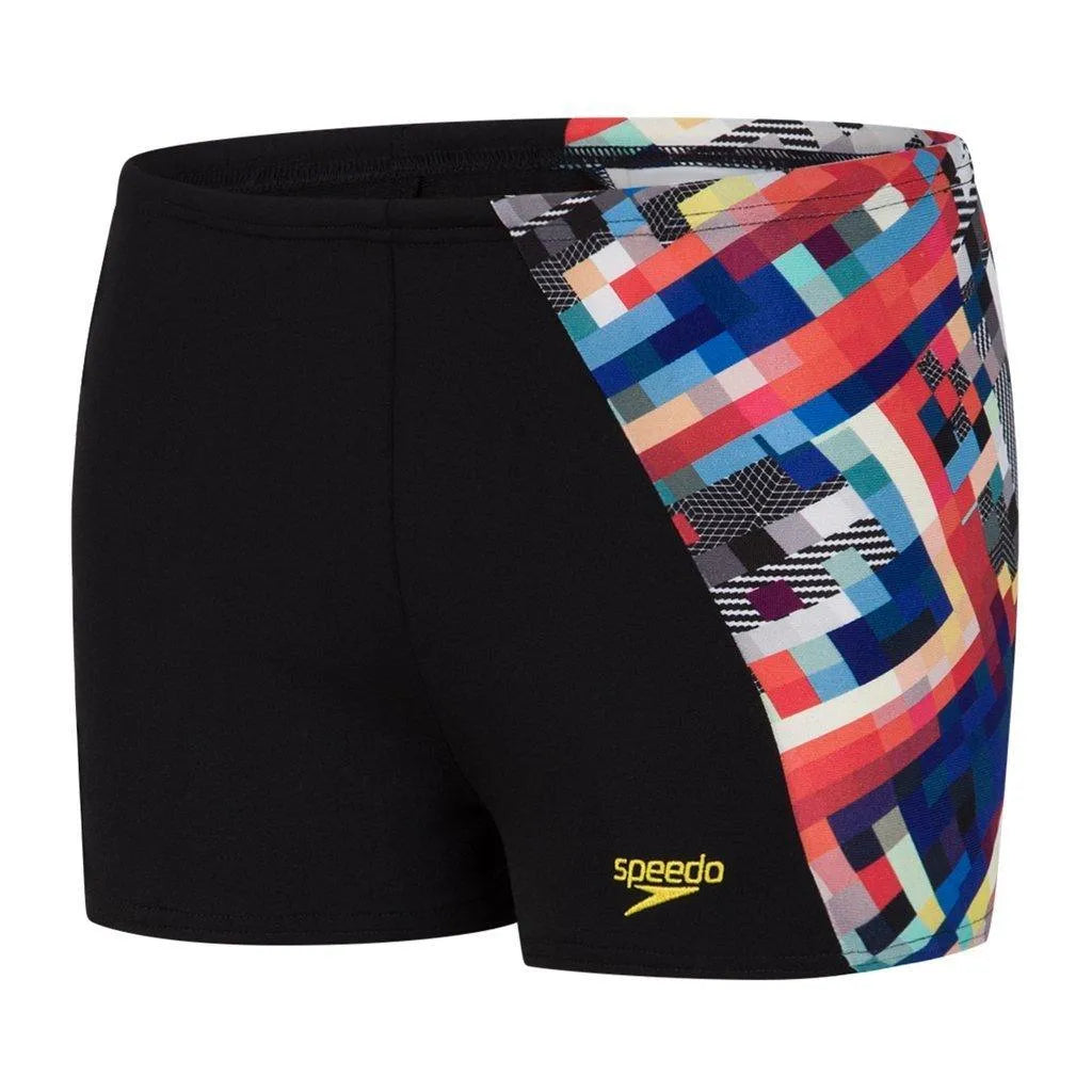 Speedo GlitchCode Digital ALV Aquashort(UK) gyerek Fürdőruha