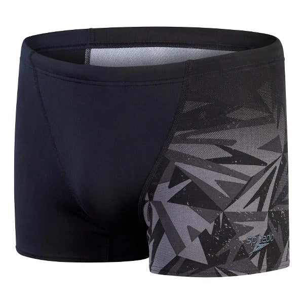 Speedo HYPERBOOM PNL ASHT AM BLACK/GREY (UK) férfi Fürdőruha