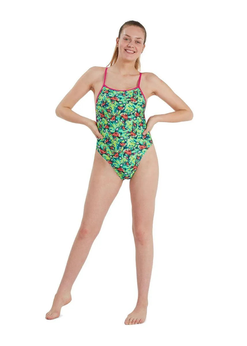 Speedo Melon Mayhem Allover női fürdőruha Úszódressz