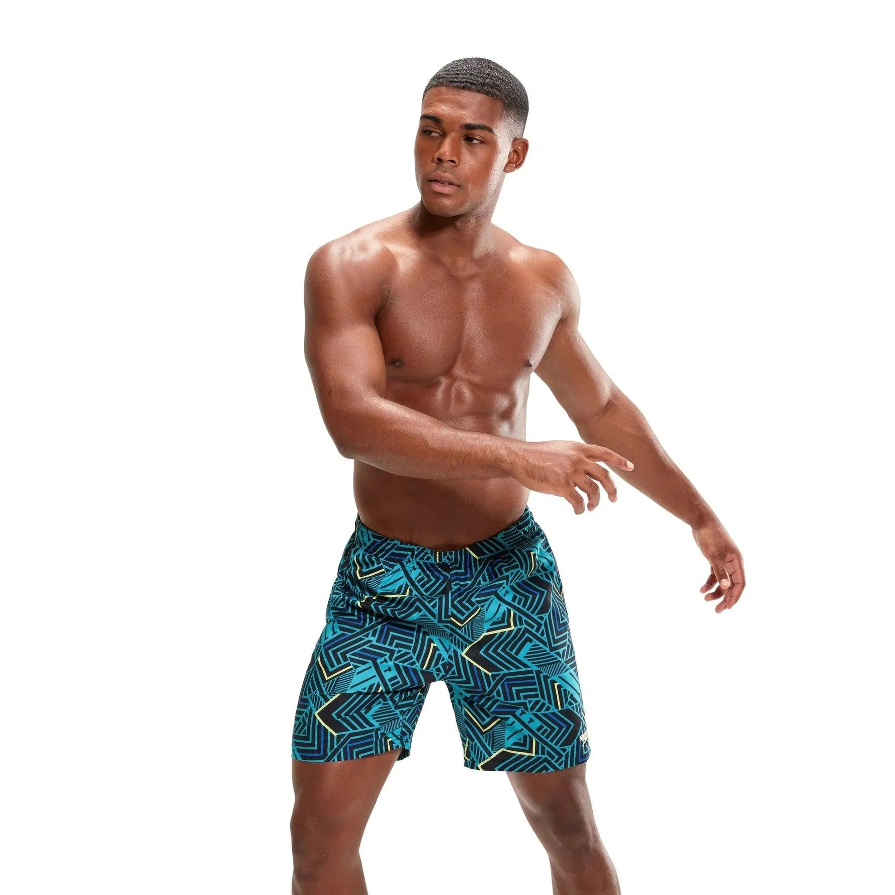 Speedo SPORT PRT 18\" WSHT AM NAVY/GREEN (UK) fürdőnadrág - Sportmania.hu
