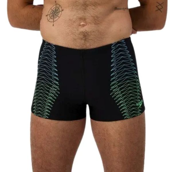 Speedo Stroje P£Ywackie Men\'S Duo Logo Asht (Uk) zöld úszónadrág férfi