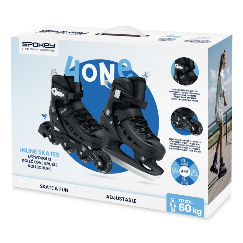 Spokey 4in1 4One Jr roller skates size Görkorcsolya gyerek Cipő SPK-944646