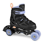 Spokey Quattro 4IN1 inline skates size 30-33BK/VT Szabadidő SPK-943428