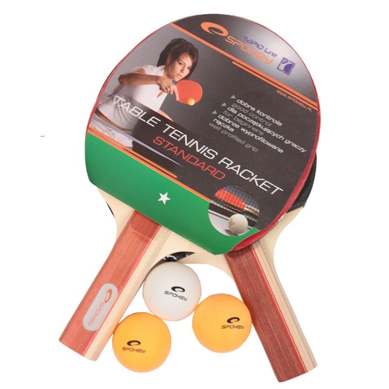 Spokey Standard Ping Pong Set Pingpongütő + labda szett Ütőfelszerelés 81813