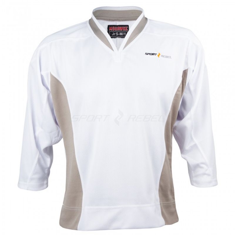 Inny Sportrebel Jr hockey jersey - white Póló, gyerek MOHAWK