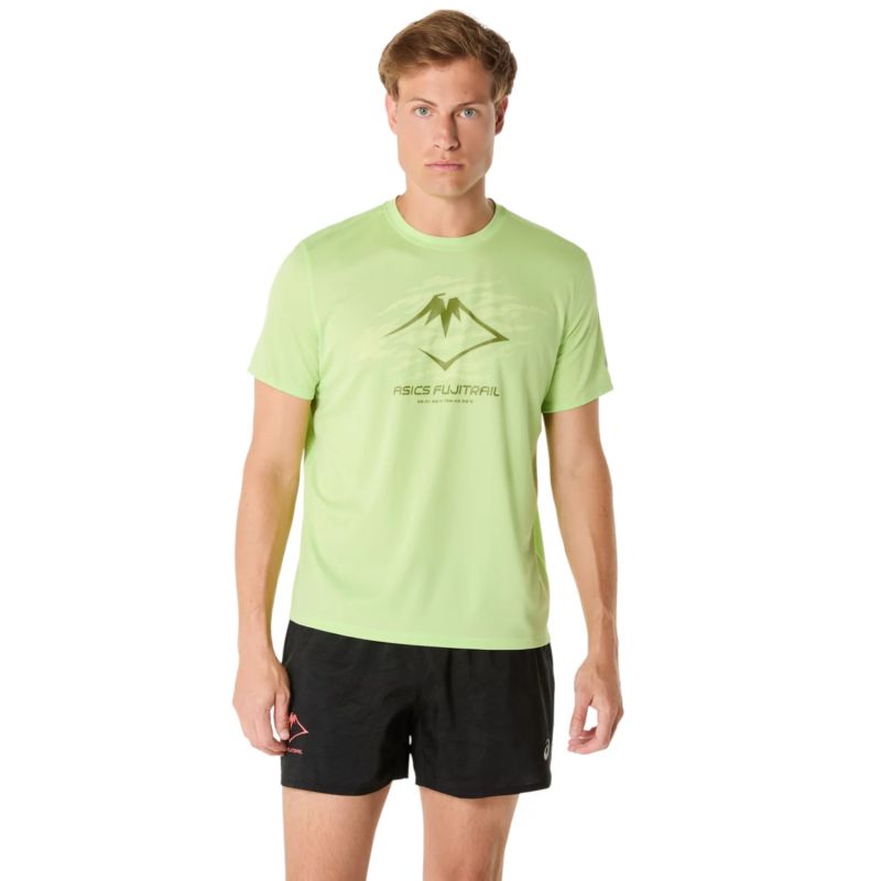 T-shirt Asics Fujitrail Logo Ss Top M 2011c981-30 - Sportmania.hu