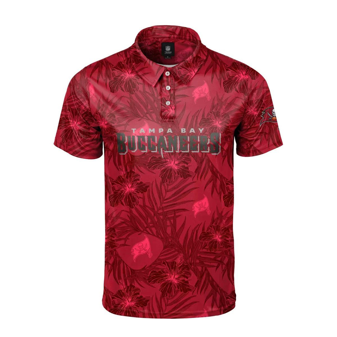 Foco Tampa Bay Buccaneers Floral Wordmark galléros Póló - Sportmania.hu