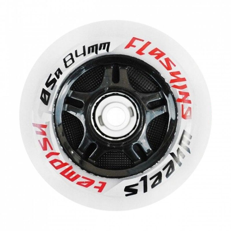 Tempish Flashing 84x24 85A Lighting Wheels biały