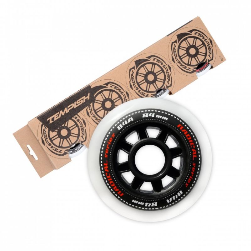 Tempish Radical PU 84A roller skate wheels 80mm, 2