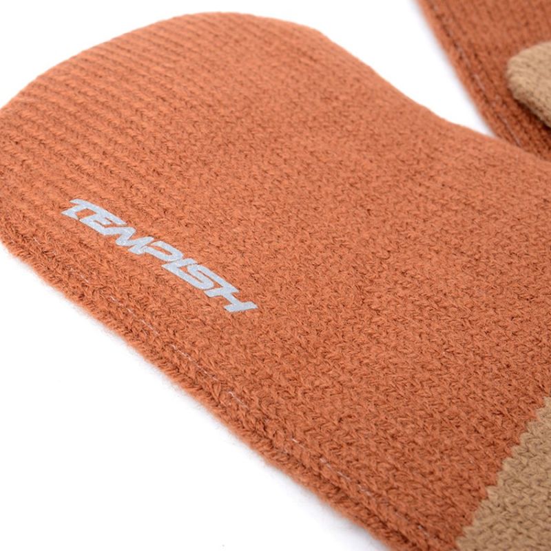 Tempish winter gloves brązowy kesztyű