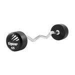 Tiguar Barbell broken PU 45 kg fekete TI-WLBPU045