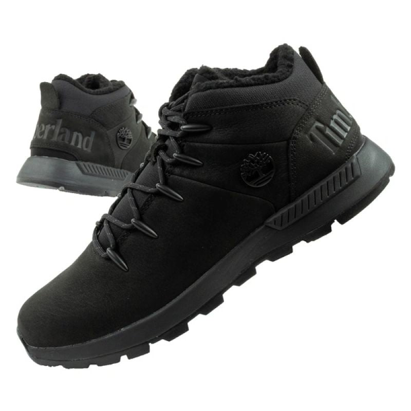 Timberland Men's Sprint Trekker Mid Insulated Hiking Boots, Black fekete férfi utcai cipő TB0A69KC015