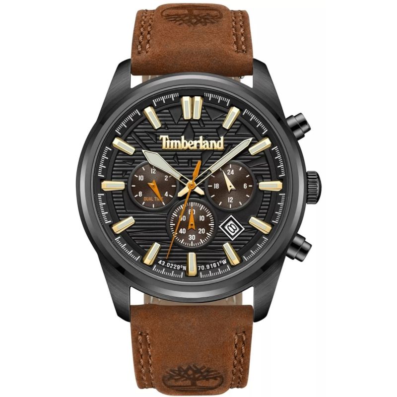 Timberland Northbridge Dual Time Men's Watch + BOX óra TDWGF0009603