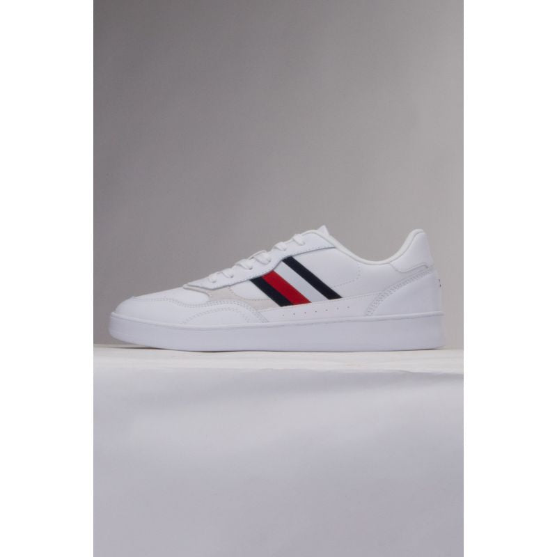Tommy Hilfiger Court Cupsole Retro Lth Stripes M Utcai férfi FM0FM04828YBS