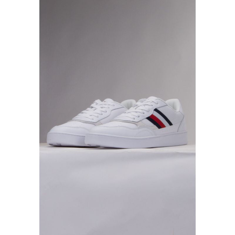 Tommy Hilfiger Court Cupsole Retro Lth Stripes M Utcai férfi FM0FM04828YBS
