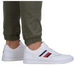 Tommy Hilfiger Court Cupsole Retro Lth Stripes M Utcai férfi FM0FM04828YBS