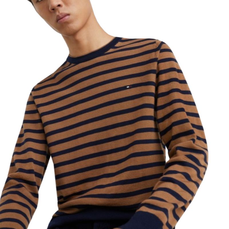 Tommy Hilfiger Fine Gauge Merino Tipped C Neck Sweater M MW0MW25410 Pulóver - Sportmania.hu