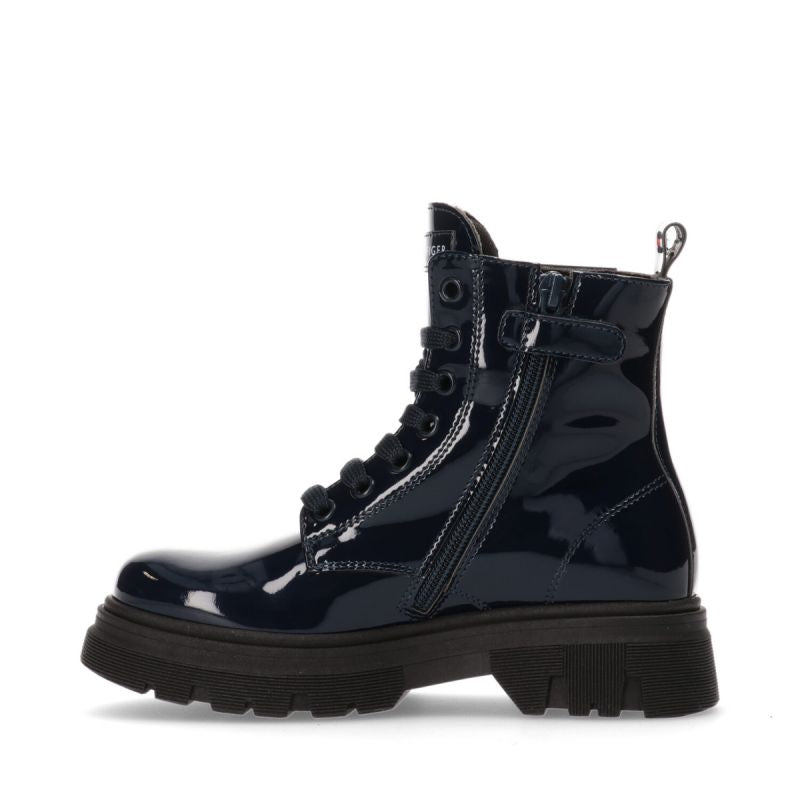 Tommy Hilfiger Lace Up Bootie Blue W T4A5-33040-0775800-800 Cipő - Sportmania.hu