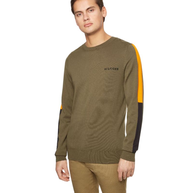 Tommy Hilfiger Sleeve M MW0MW22811 sweater Pulóver - Sportmania.hu