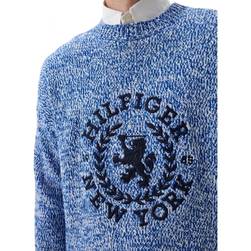 Tommy Hilfiger Slub Mouline M MW0MW33500 sweater Pulóver - Sportmania.hu