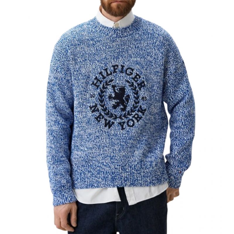 Tommy Hilfiger Slub Mouline M MW0MW33500 sweater Pulóver - Sportmania.hu