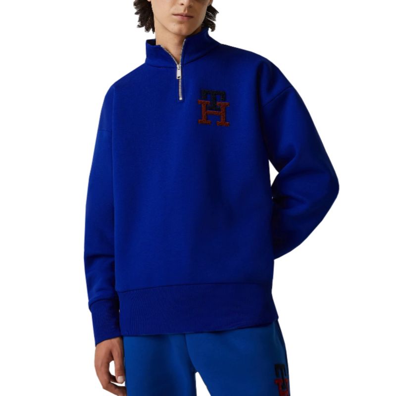 Tommy Hilfiger Thl Essentials Half Zip Top M MW0MW27383 sweatshirt Pulóver - Sportmania.hu