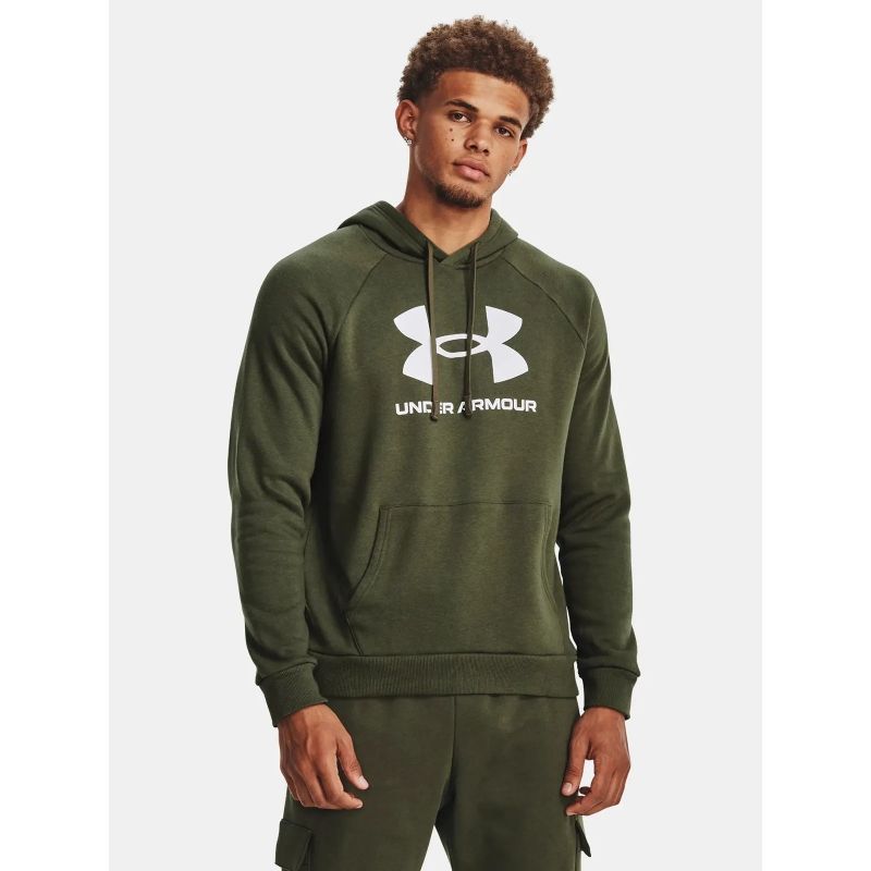 Under Armour Armor UA Armor Fleece Big Logo HD M férfi Kapucnis pulóver 1379743-390