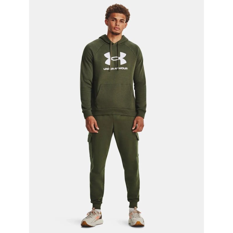 Under Armour Armor UA Armor Fleece Big Logo HD M férfi Kapucnis pulóver 1379743-390
