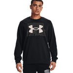 Under Armour Armor UA Rival Terry Logo Crew férfi Pulóver 1370391001