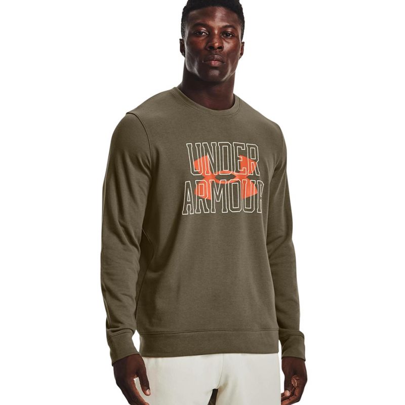 Under Armour Armor UA Rival Terry Logo Crew férfi Pulóver 1370391361
