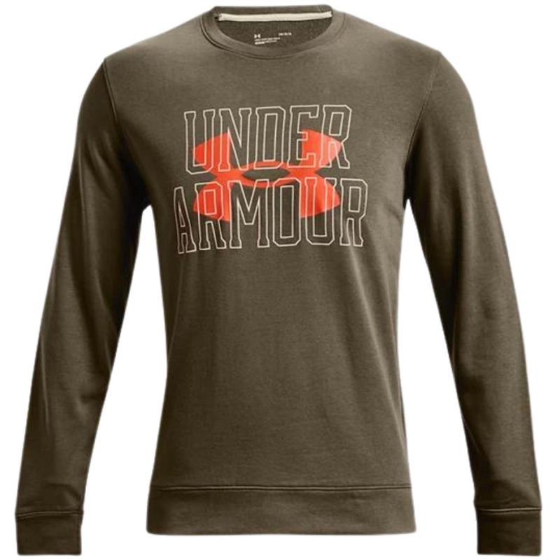 Under Armour Armor UA Rival Terry Logo Crew férfi Pulóver 1370391361