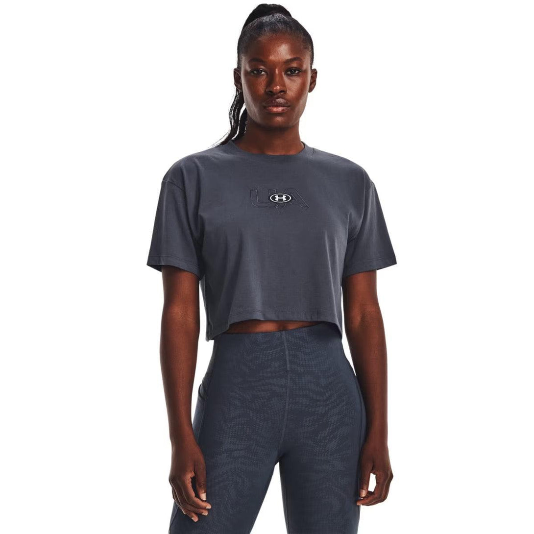 Under Armour Branded Logo Crop SS női Póló - Sportmania.hu