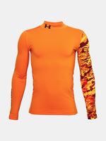 Under Armour CG ARMOUR PRTD MOCK fiú póló, narancssárga