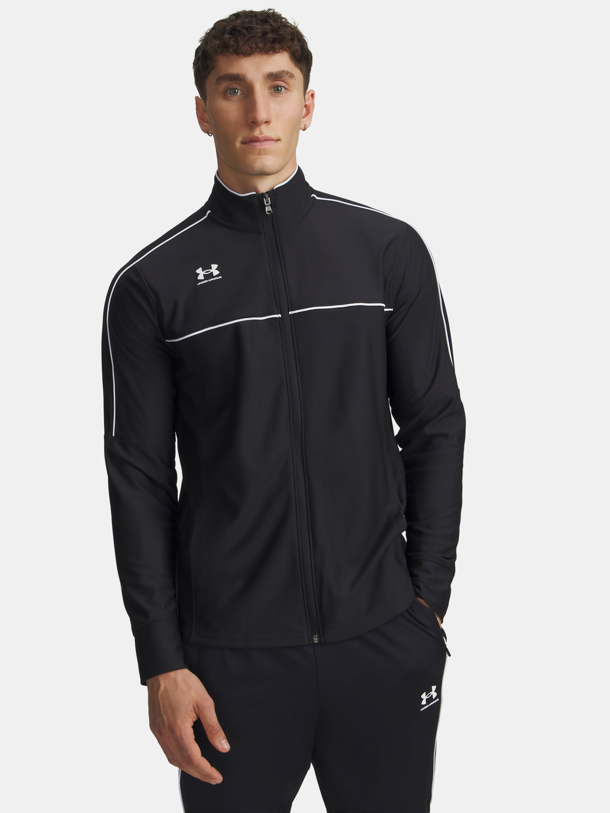 Under Armour Challenger Track Jacket fekete Kapucnis pulóver férfi