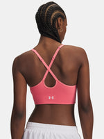Dámská podprsenka Under Armour Vanish Seamless Low Bra-PNK női