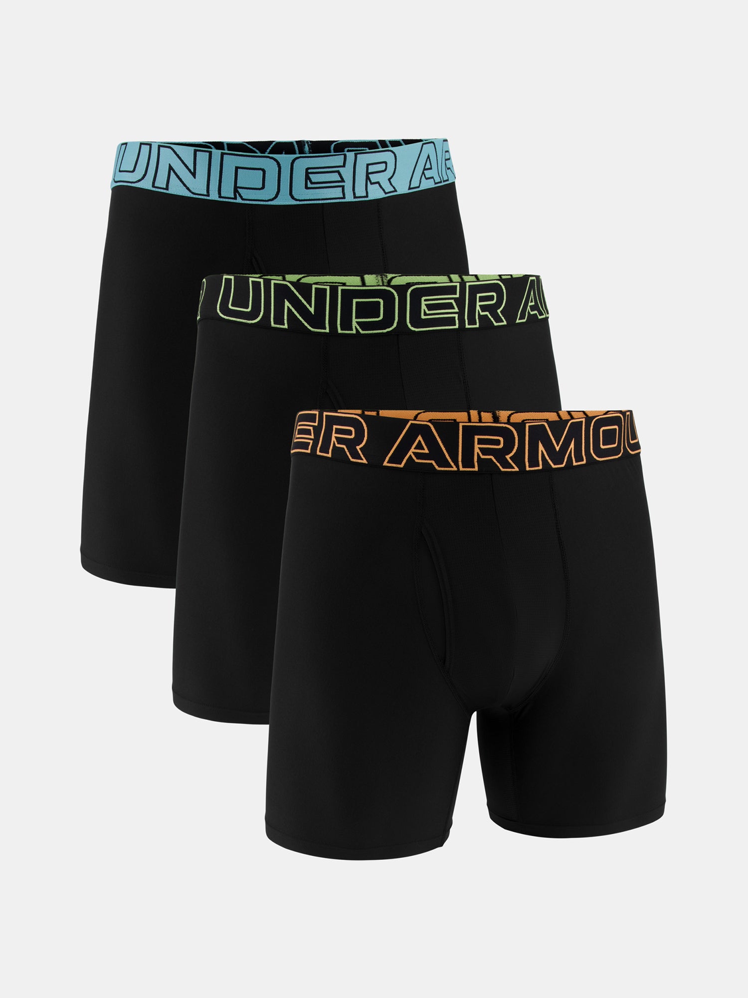 Under Armour Férfi boxer Ua Performance Tech - Solid 6in - 3pk alsónemű