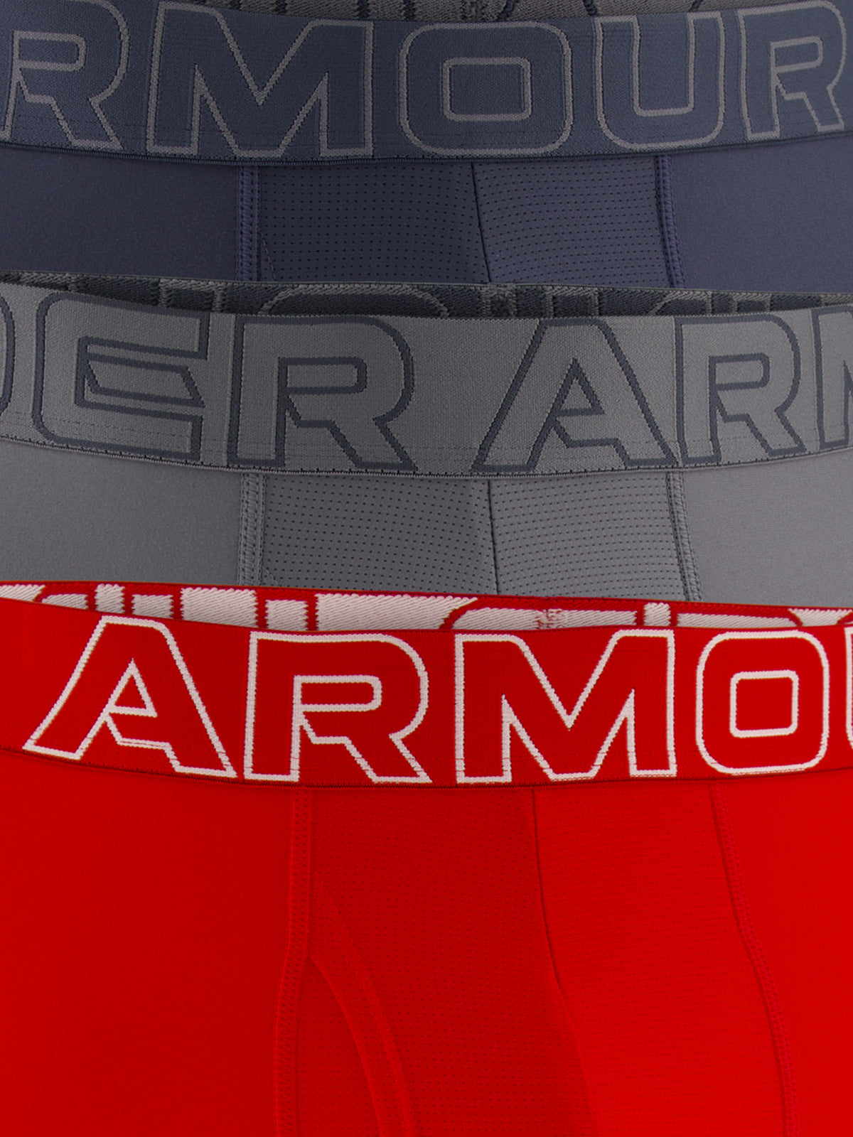 Under Armour Férfi boxer Ua Performance Tech - Solid 6in - 3pk alsónemű