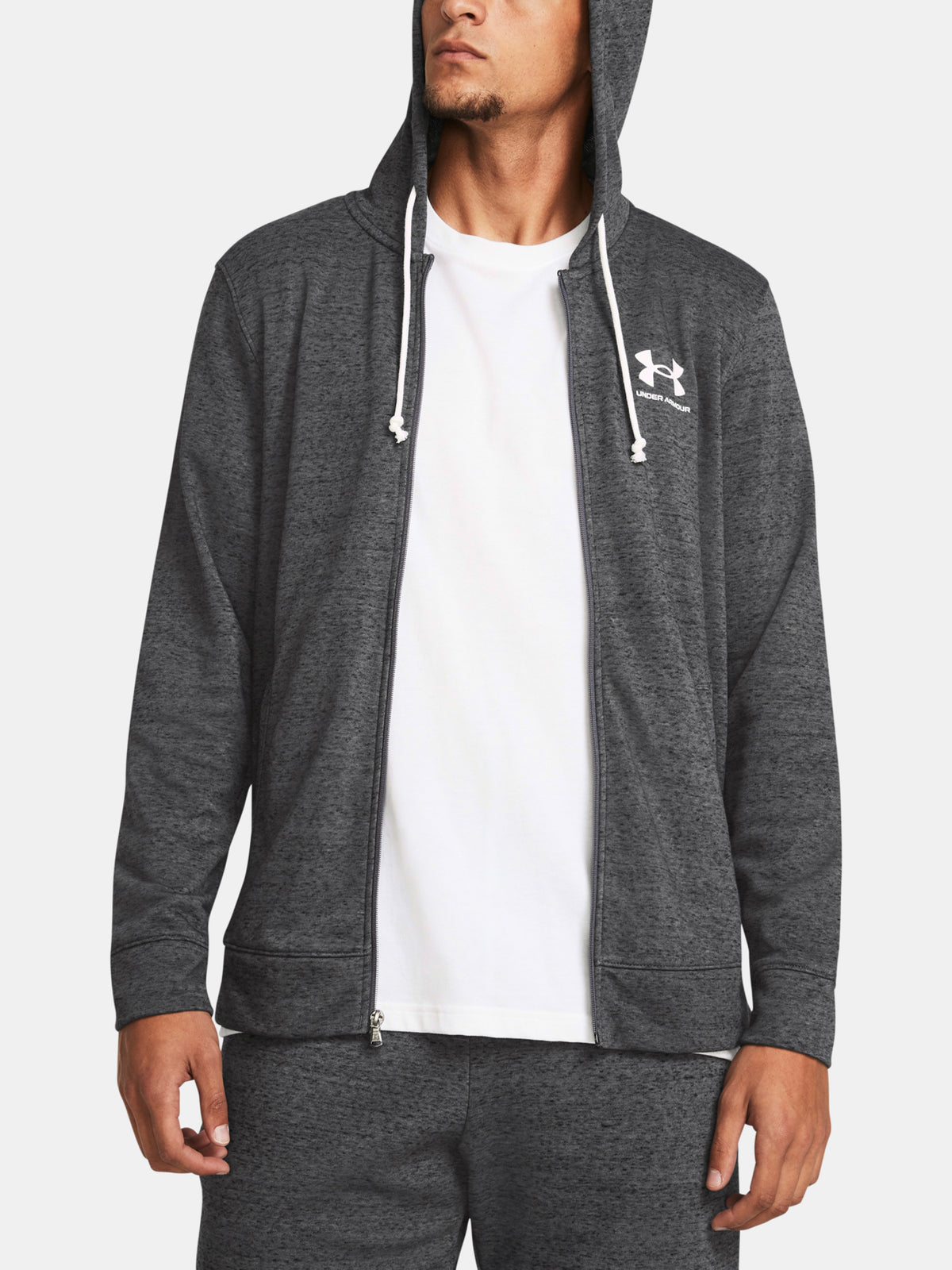 Under Armour Férfi cipzárral UA Rival Terry LC FZ Kapucnis pulóver