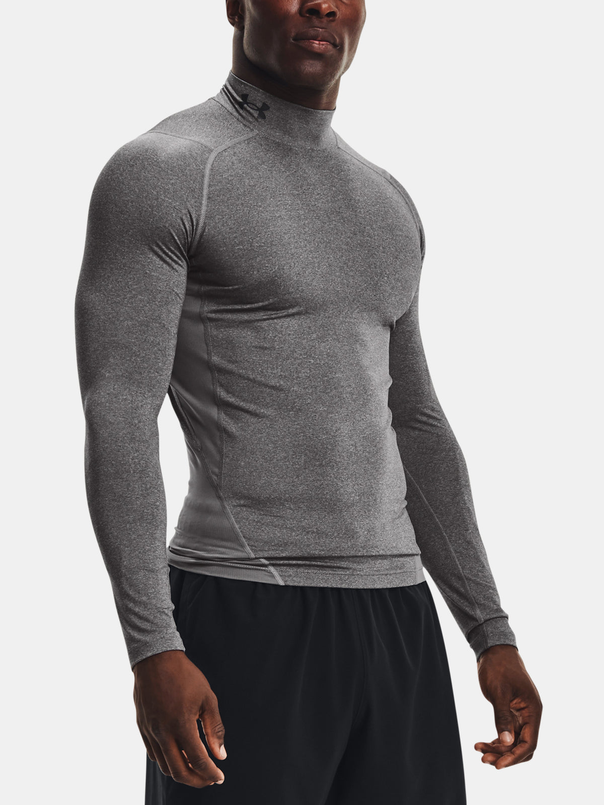 Under Armour Férfi HG Armour Comp Mock LS Póló