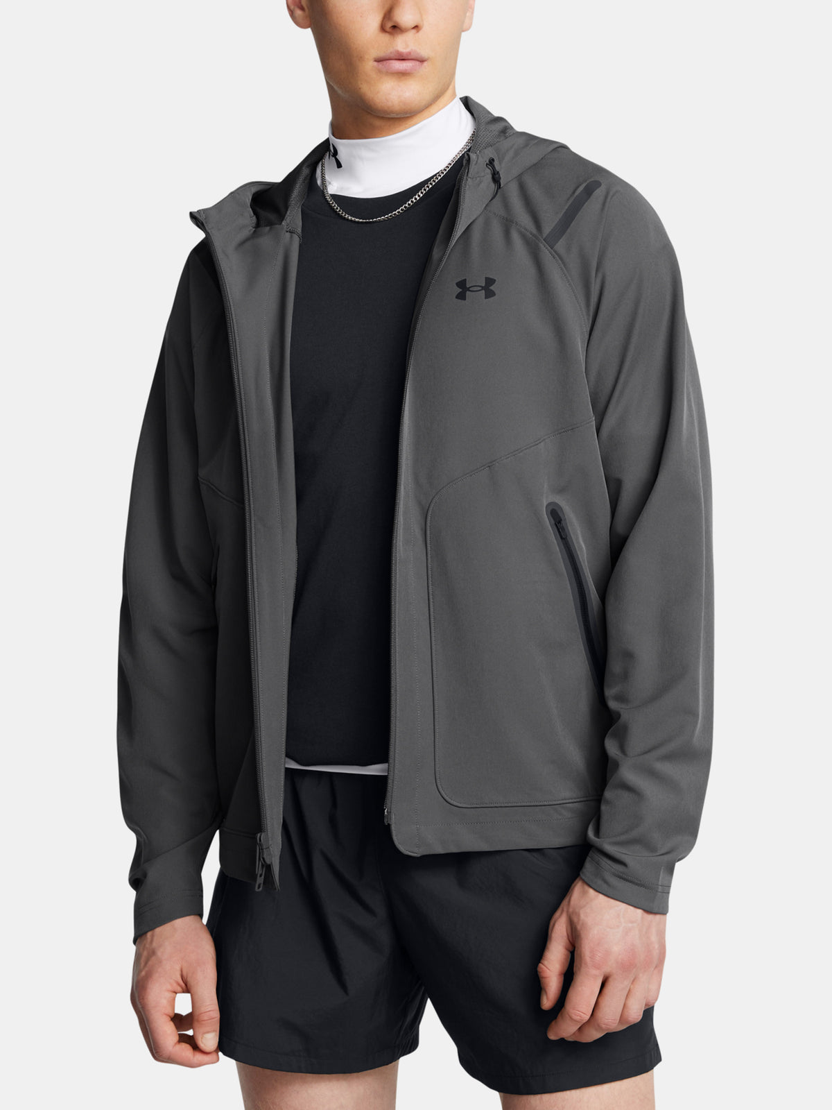 Under Armour Férfi kabát UA Unstoppable LC Kapucnis pulóver